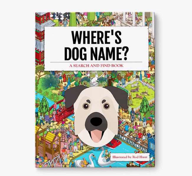 Personalised Where's {dogsName} Book